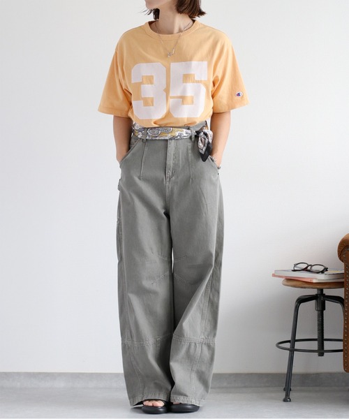 Champion(チャンピオン)の「【Champion】SHORT SLEEVE TEE(Tシャツ/カットソー・レディース・オレンジ/ミント/パープル・M)」の15枚目の写真