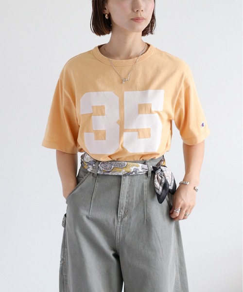 Champion(チャンピオン)の「【Champion】SHORT SLEEVE TEE(Tシャツ/カットソー・レディース・オレンジ/ミント/パープル・M)」の7枚目の写真