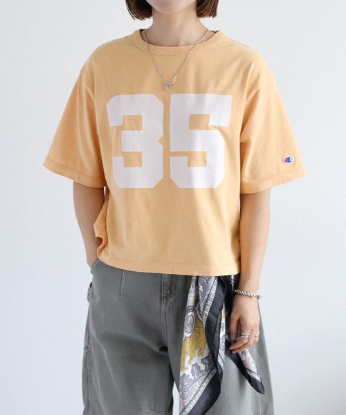 Champion(チャンピオン)の「【Champion】SHORT SLEEVE TEE(Tシャツ/カットソー・レディース・オレンジ/ミント/パープル・M)」の11枚目の写真