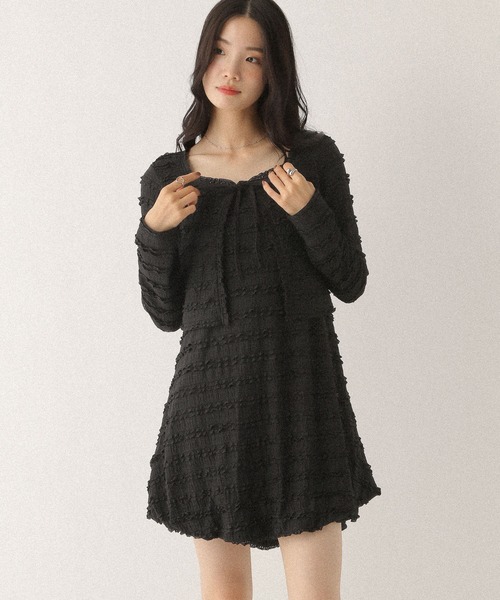 こすもすん　バルーンワンピース　黒ピンドット 1500024F0416_m1_a017.jpg