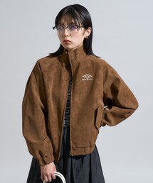 FREAK'S STORE(t[NXXgA)UMBRO × FREAK'S STORE/Au ʒ LEATHERETTE STAND COLLAR BLOUSON/Ubgu](u])