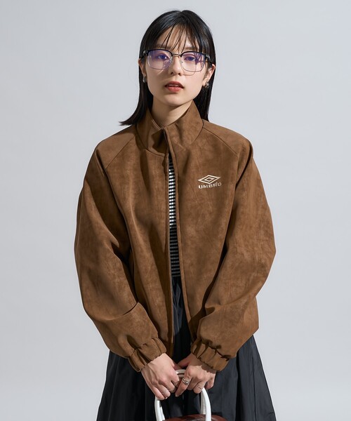 UMBRO × FREAK'S STORE/アンブロ 別注 LEATHERETTE STAND COLLAR
