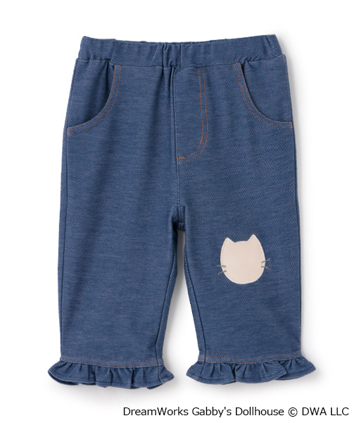 petit main(プティマイン)の「【ギャビー】なりきりカットパンツ(その他パンツ・キッズ・アイボリー/ブルー・S/L/M)」の1枚目の写真