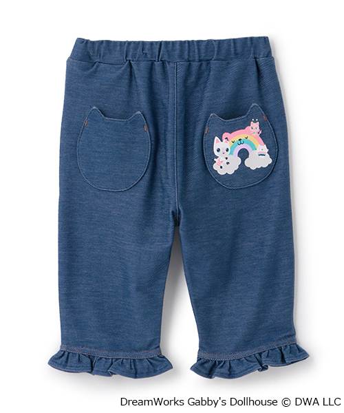 petit main(プティマイン)の「【ギャビー】なりきりカットパンツ(その他パンツ・キッズ・アイボリー/ブルー・S/L/M)」の3枚目の写真