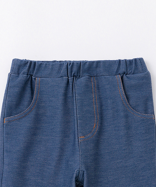 petit main(プティマイン)の「【ギャビー】なりきりカットパンツ(その他パンツ・キッズ・アイボリー/ブルー・S/L/M)」の4枚目の写真