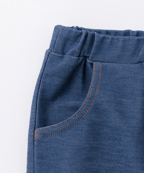 petit main(プティマイン)の「【ギャビー】なりきりカットパンツ(その他パンツ・キッズ・アイボリー/ブルー・S/L/M)」の5枚目の写真