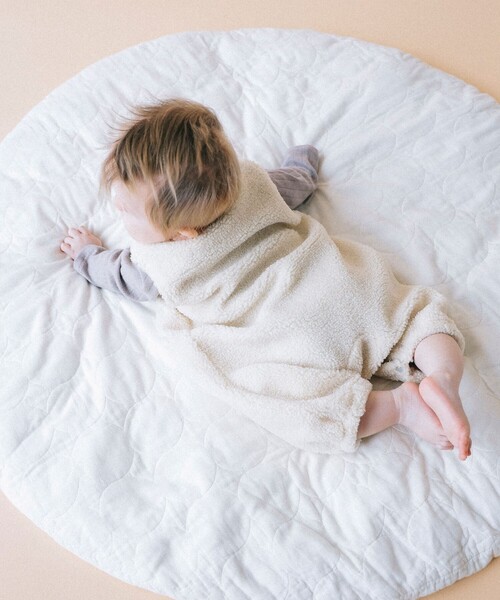 BEAMS mini（ビームスミニ）の「【WEB限定】ベビー ボア オーバーオール 2025FW（70～80cm）（サロペット/オーバーオール・キッズ・ホワイト系その他5/ブラウン系その他4・80/70）」の5枚目の写真