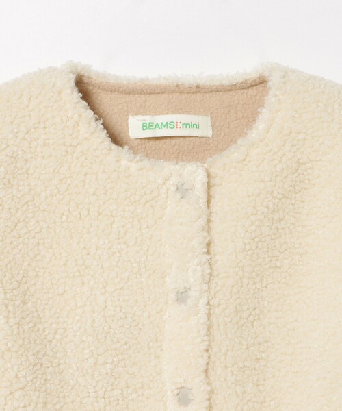 BEAMS mini（ビームスミニ）の「【WEB限定】ベビー ボア オーバーオール 2025FW（70～80cm）（サロペット/オーバーオール・キッズ・ホワイト系その他5/ブラウン系その他4・80/70）」の12枚目の写真