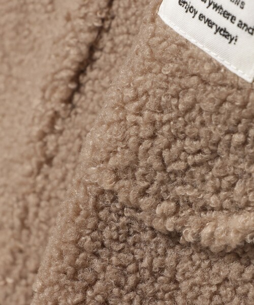 BEAMS mini（ビームスミニ）の「【WEB限定】ベビー ボア オーバーオール 2025FW（70～80cm）（サロペット/オーバーオール・キッズ・ホワイト系その他5/ブラウン系その他4・80/70）」の19枚目の写真