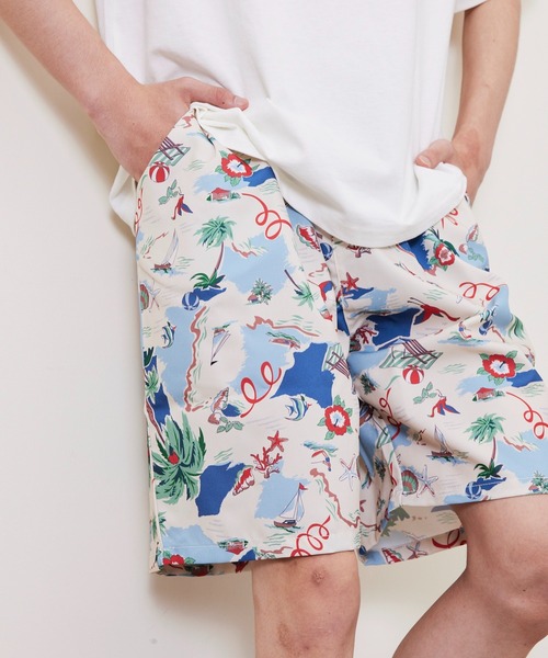 Fluffy BROTHERS(フラッフィーブラザーズ)の「ハーフパンツ(大人サイズ)(その他パンツ・メンズ・アイボリー/ブラック・M/L/XL)」の4枚目の写真