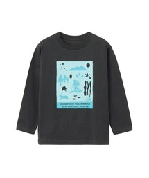 THE NORTH FACE（ザノースフェイス）の「THE NORTH FACE/ザ・ノース・フェイス T L/S SHIRETOKO T キッズ ロンT NTT82530ST（Tシャツ/カットソー・キッズ）」