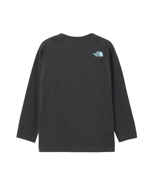 THE NORTH FACE(ザノースフェイス)の「THE NORTH FACE/ザ・ノース・フェイス T L/S SHIRETOKO T キッズ ロンT NTT82530ST(Tシャツ/カットソー・キッズ・ホワイト/ダークグレー/ミックスグレー・120cm/110cm/100cm)」の9枚目の写真