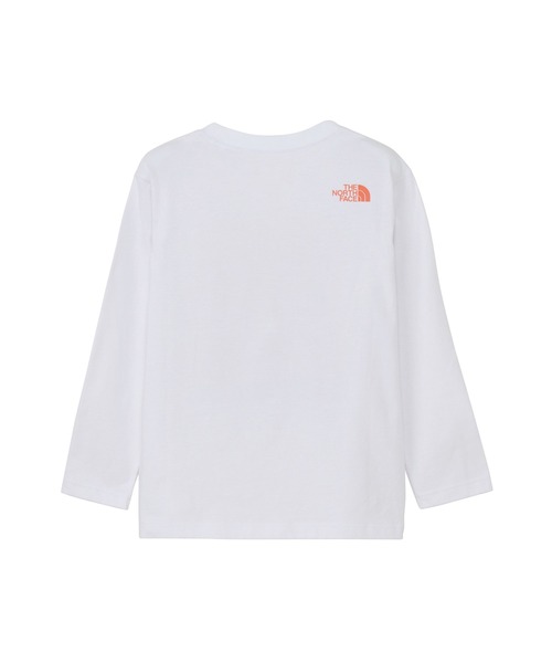 THE NORTH FACE(ザノースフェイス)の「THE NORTH FACE/ザ・ノース・フェイス T L/S SHIRETOKO T キッズ ロンT NTT82530ST(Tシャツ/カットソー・キッズ・ホワイト/ダークグレー/ミックスグレー・120cm/110cm/100cm)」の7枚目の写真