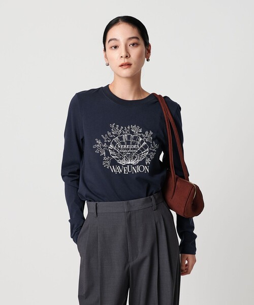 別注】＜WAVE UNION＞プリントロングスリーブTシャツ（Tシャツ