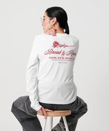 WAVE UNION（ウェーブユニオン）の「【別注】＜WAVE UNION＞プリントロングスリーブTシャツ（Tシャツ/カットソー）」