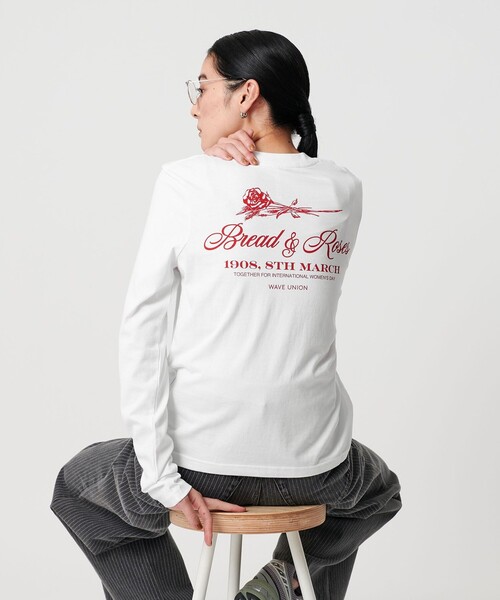 別注】＜WAVE UNION＞プリントロングスリーブTシャツ（Tシャツ