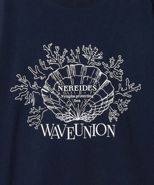 別注】＜WAVE UNION＞プリントロングスリーブTシャツ（Tシャツ