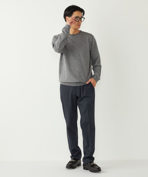 SHIPS Colors(シップス カラーズ)の「SHIPS Colors:〈洗濯機可能〉AVANT(R) ストレッチ スラックス(セットアップ対応)(スラックス・メンズ・ダークグレー/ブルー/ブラック/ネイビー/カーキ・44/46/48/50/52)」の14枚目の写真