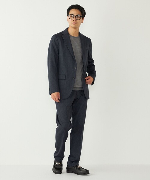 SHIPS Colors(シップス カラーズ)の「SHIPS Colors:〈洗濯機可能〉AVANT(R) ストレッチ スラックス(セットアップ対応)(スラックス・メンズ・ダークグレー/ブルー/ブラック/ネイビー/カーキ・44/46/48/50/52)」の13枚目の写真
