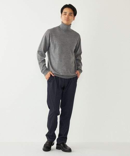 SHIPS Colors(シップス カラーズ)の「SHIPS Colors:〈洗濯機可能〉AVANT(R) ストレッチ スラックス(セットアップ対応)(スラックス・メンズ・ダークグレー/ブルー/ブラック/ネイビー/カーキ・44/46/48/50/52)」の7枚目の写真