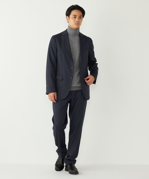 SHIPS Colors(シップス カラーズ)の「SHIPS Colors:〈洗濯機可能〉AVANT(R) ストレッチ スラックス(セットアップ対応)(スラックス・メンズ・ダークグレー/ブルー/ブラック/ネイビー/カーキ・44/46/48/50/52)」の8枚目の写真