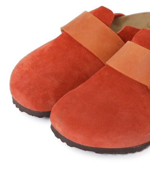 ★【ビルケンシュトック】モンタナ オレンジ スエード マルチカラーウール 24 ビルケンシュトック BIRKENSTOCK Montana Natural Leather Oiled