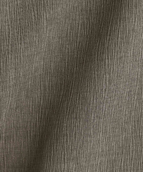 tk.TAKEO KIKUCHI（ティーケータケオキクチ）の「【セットアップ対応】テッククレープノーカラージャケット（テーラードジャケット・メンズ・ブラック/ブラウン系その他/チャコールグレー・01/02/03）」の8枚目の写真