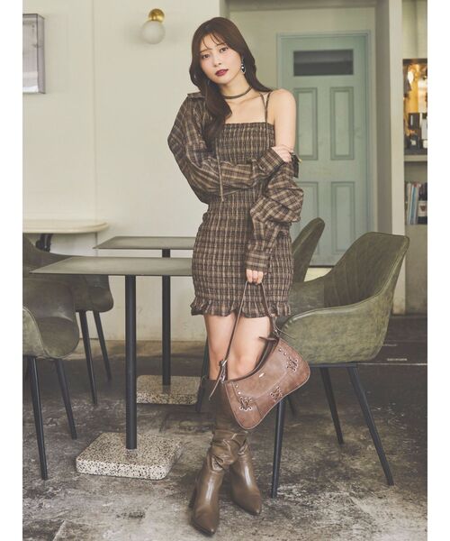 EATME（イートミー）の「ミニクロスショルダーバッグ（ショルダーバッグ・レディース・ブラウン/ブラック/ワイン・FREE）」の17枚目の写真