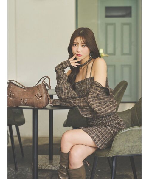 EATME（イートミー）の「ミニクロスショルダーバッグ（ショルダーバッグ・レディース・ブラウン/ブラック/ワイン・FREE）」の18枚目の写真