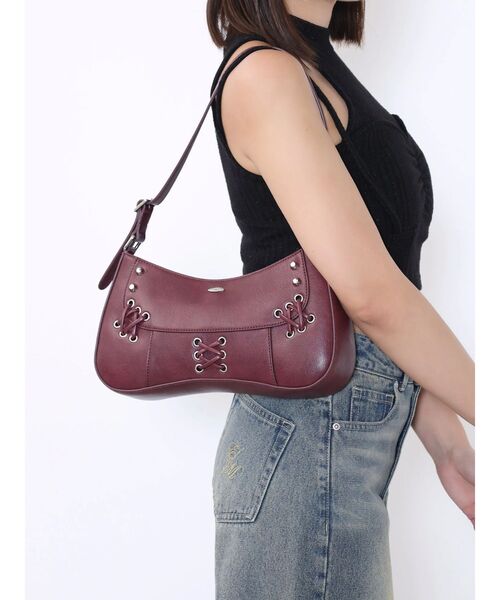 EATME（イートミー）の「ミニクロスショルダーバッグ（ショルダーバッグ・レディース・ブラウン/ブラック/ワイン・FREE）」の10枚目の写真