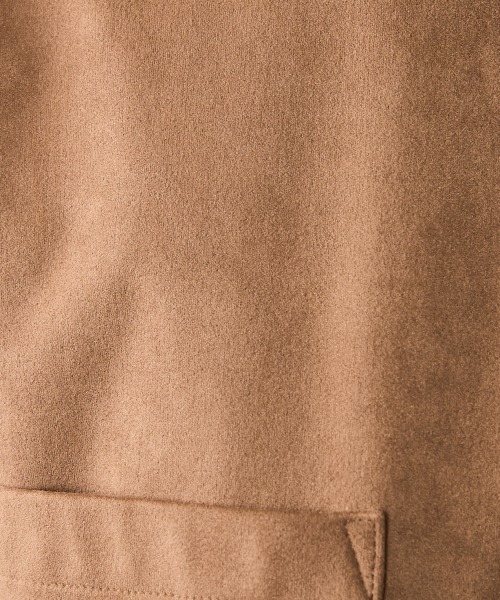 CHIC STYLE（シックスタイル）の「フェイクスエードシャツ＜大きいサイズ有＞シックスタイル（シャツ/ブラウス・レディース・ベージュ/ブラウン・M/L/LL/3L/4L/5L）」の19枚目の写真