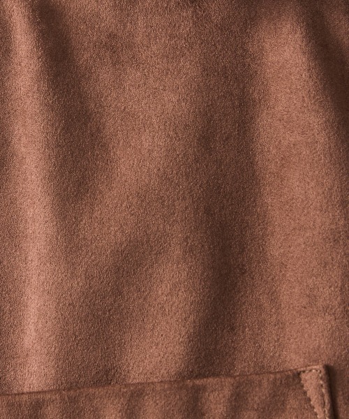 CHIC STYLE（シックスタイル）の「フェイクスエードシャツ＜大きいサイズ有＞シックスタイル（シャツ/ブラウス・レディース・ベージュ/ブラウン・M/L/LL/3L/4L/5L）」の20枚目の写真