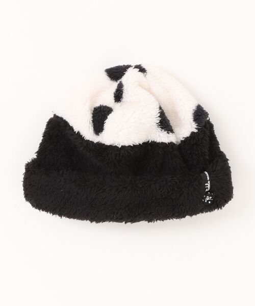 RAGMART（ラグマート）の「モコモコファーキャップ（ニットキャップ/ビーニー・キッズ・オフホワイト/ネイビー/ドット・S/M）」の3枚目の写真