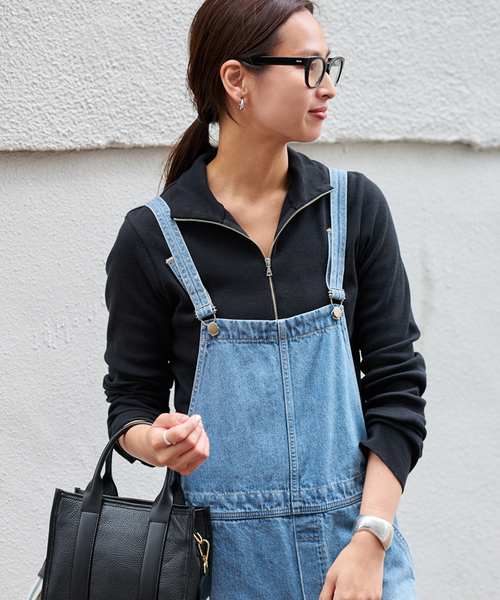 Healthknit/ヘルスニット クラシックフライスハーフジップハイネック