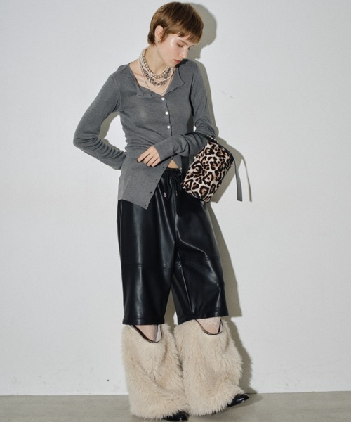 yae（ヤエ）の「2way blocking pants / 2ウェイブロッキングパンツ（その他パンツ・レディース・ブラウン/ブラック・38/36）」の22枚目の写真