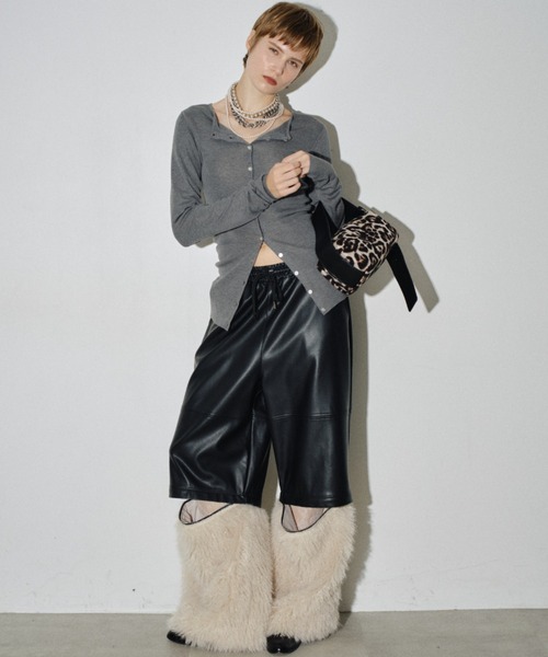 yae（ヤエ）の「2way blocking pants / 2ウェイブロッキングパンツ（その他パンツ・レディース・ブラウン/ブラック・38/36）」の9枚目の写真