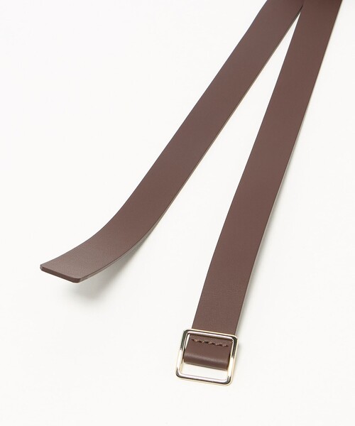 LEFIJE（レフィエ）の「＜LEFIJE＞ロング ベルト（ベルト・レディース・ブラウン系/ブラック・FREE）」の3枚目の写真