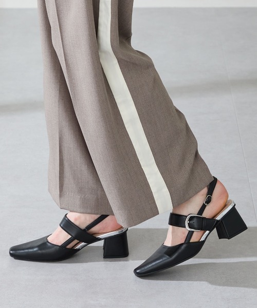 ORiental TRaffic(オリエンタルトラフィック)の「バックストラップパンプス/51301(パンプス・レディース・ブラック/ブラウン/ベージュ・34/35/36/37/38/39/40/41/42/33/43)」の2枚目の写真