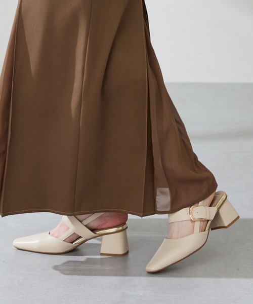 ORiental TRaffic(オリエンタルトラフィック)の「バックストラップパンプス/51301(パンプス・レディース・ブラック/ブラウン/ベージュ・34/35/36/37/38/39/40/41/42/33/43)」の5枚目の写真