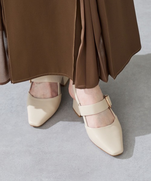 ORiental TRaffic(オリエンタルトラフィック)の「バックストラップパンプス/51301(パンプス・レディース・ブラック/ブラウン/ベージュ・34/35/36/37/38/39/40/41/42/33/43)」の7枚目の写真