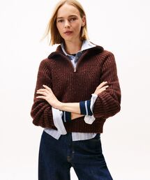 TOMMY HILFIGER｜トミー ヒルフィガーのニット/セーター（ブラウン 