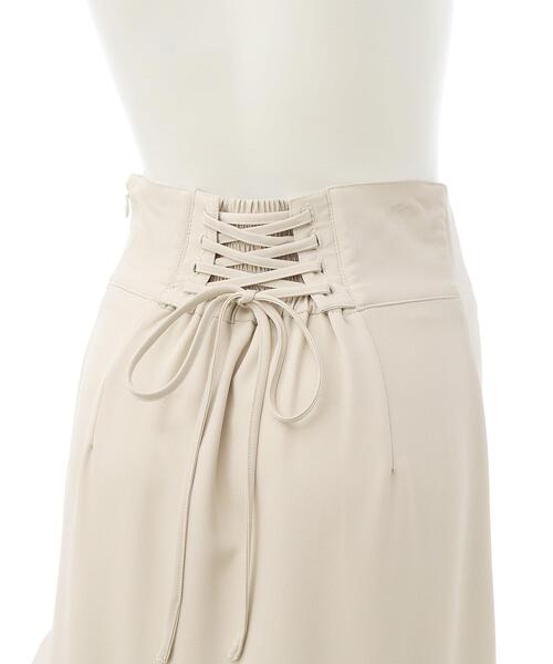 INGNI（イング）の「バックレースアップアシメスリットスカート（スカート・レディース・グレー/ライトベージュ/ブラック・FREE）」の17枚目の写真