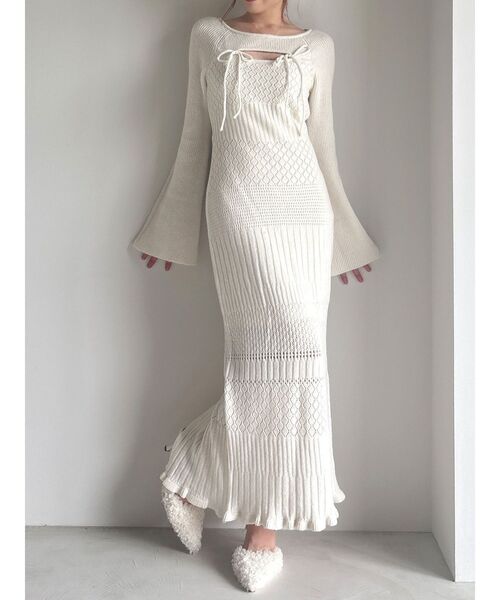 クロシェニットタイドワンピース（ワンピース）｜RESEXXY（リゼクシー