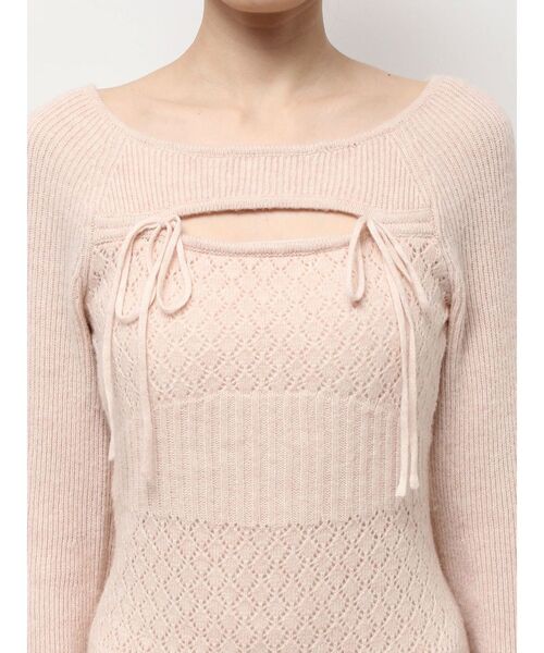 クロシェニットタイドワンピース（ワンピース）｜RESEXXY（リゼクシー