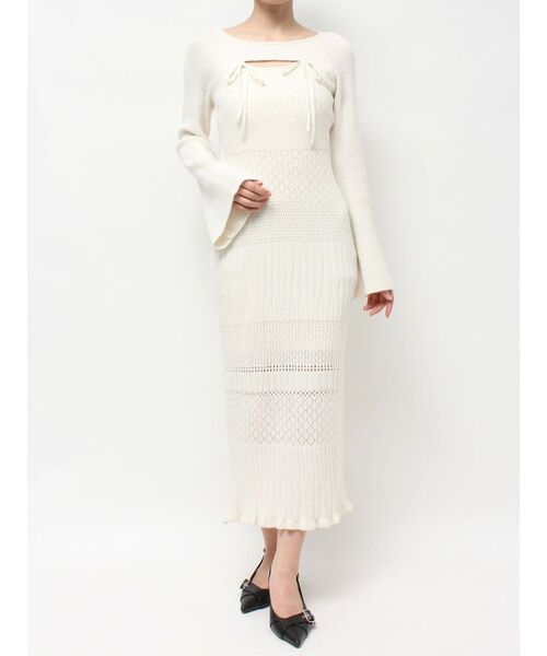 クロシェニットタイドワンピース（ワンピース）｜RESEXXY（リゼクシー