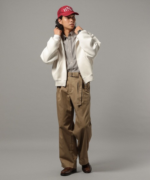 RAGEBLUE（レイジブルー）の「ソフトタッチ/ダブルジップパーカー（パーカー・メンズ・グレー系その他/レッド/ダークブラウン・FREE/MEDIUM）」の4枚目の写真