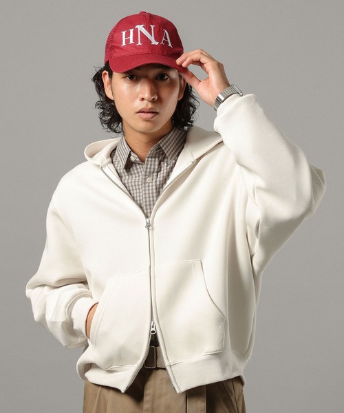 RAGEBLUE（レイジブルー）の「ソフトタッチ/ダブルジップパーカー（パーカー・メンズ・グレー系その他/レッド/ダークブラウン・FREE/MEDIUM）」の9枚目の写真