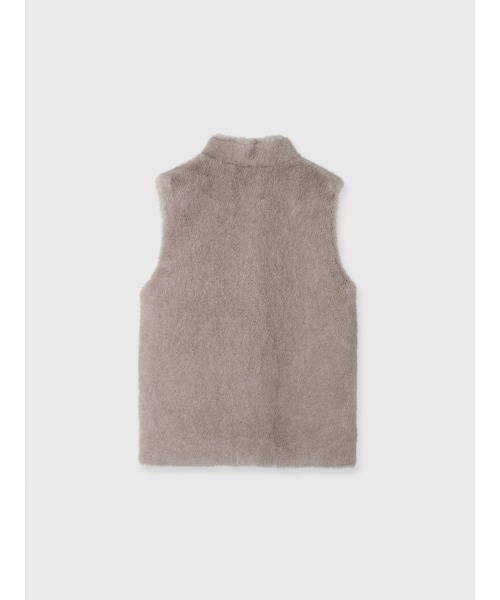セール】スタンドカラーファーベスト（ベスト）｜anuans（アニュアンス