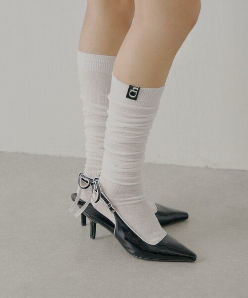 あーちゃページ ネーム入りシアーハイソックス（ソックス/靴下）｜Chico（チコ