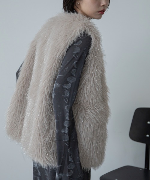 MISSONI ⭐️マスクラットファーベスト MISSONI ⭐️マスクラットファーベスト